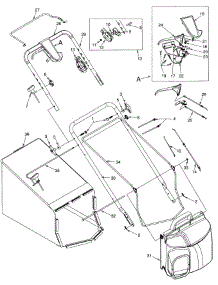 Handle And Grassbag Assembly parts for Yard-Man Self-Propelled Walk-Behind Mower 12A-979C401 / 1997 from AppliancePartsPros.com
