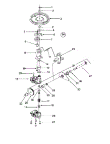 Transmission Assembly parts for Yard-Man Self-Propelled Walk-Behind Mower 12A-979T401 / 2001 from AppliancePartsPros.com