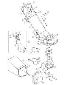 General Assembly parts for Yard-Man Self-Propelled Walk-Behind Mower 12A-989Q701 / 2006 from AppliancePartsPros.com