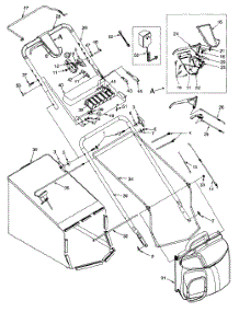 Handle Assembly (Model 999) parts for Yard-Man Self-Propelled Walk-Behind Mower 12A-999L401 / 1998 from AppliancePartsPros.com
