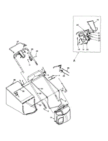 Handle Assembly parts for Yard-Man Self-Propelled Walk-Behind Mower 12A-999L401 / 1999 from AppliancePartsPros.com