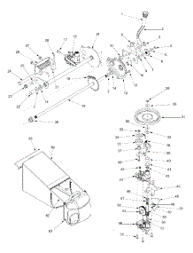 Transmission Assembly & Bag parts for Yard-Man Self-Propelled Walk-Behind Mower 12A-999R402 / 2002 from AppliancePartsPros.com