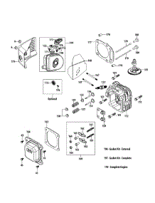 5P65mu Cylinder Head parts for Yard-Man Self-Propelled Walk-Behind Mower 12A-A1JY701 / 2012 from AppliancePartsPros.com
