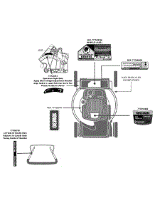 Label Map 12A-A1m9001 parts for Yard-Man Self-Propelled Walk-Behind Mower 12A-A1M9001 / 2012 from AppliancePartsPros.com