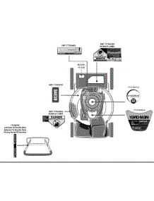 Label Map parts for Yard-Man Self-Propelled Walk-Behind Mower 12A-B22N701 / 2014 from AppliancePartsPros.com