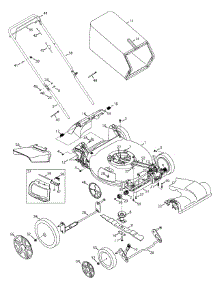 General Assembly parts for Yard-Man Self-Propelled Walk-Behind Mower 12A-B2AQ701 / 2014 from AppliancePartsPros.com