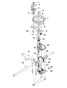 Transmission parts for Yard-Man Self-Propelled Walk-Behind Mower 12AD449P701 / 2004 from AppliancePartsPros.com