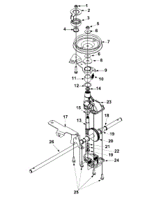 Transmission Assembly parts for Yard-Man Self-Propelled Walk-Behind Mower 12AD449R401 / 2003 from AppliancePartsPros.com
