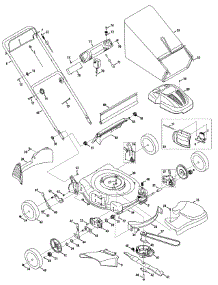 General Assembly parts for Yard-Man Self-Propelled Walk-Behind Mower 12AE46JA001 / 2008 from AppliancePartsPros.com
