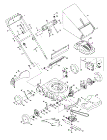 General Assembly parts for Yard-Man Self-Propelled Walk-Behind Mower 12AE46JA001 / 2009 from AppliancePartsPros.com
