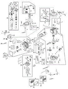 Engine Assembly parts for Yard-Man Self-Propelled Walk-Behind Mower 12AE46M3001 / 2008 from AppliancePartsPros.com