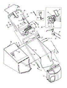 Handle Assembly parts for Yard-Man Self-Propelled Walk-Behind Mower 12AE999M401 / 1999 from AppliancePartsPros.com