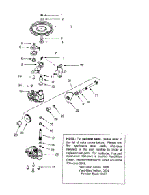 Transmission Assembly parts for Yard-Man Self-Propelled Walk-Behind Mower 12AE999M401 / 2001 from AppliancePartsPros.com