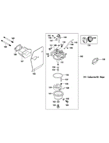 2P70mu Carburetor parts for Yard-Man Self-Propelled Walk-Behind Mower 12AEB2JZ001 / 2013 from AppliancePartsPros.com