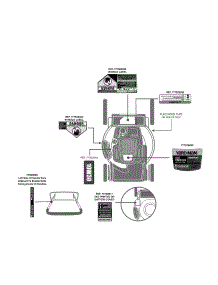 Label Map 12Aeb2jz701 parts for Yard-Man Self-Propelled Walk-Behind Mower 12AEB2JZ701 / 2012 from AppliancePartsPros.com