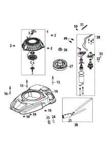 6X65ru Flywheel & Shroud parts for Yard-Man Self-Propelled Walk-Behind Mower 12AGB2S6001 / 2014 from AppliancePartsPros.com