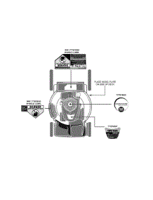Label Map 12Avb22j701 parts for Yard-Man Self-Propelled Walk-Behind Mower 12AVB22J701 / 2013 from AppliancePartsPros.com