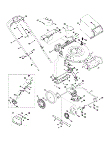 General Assembly parts for Yard-Man Self-Propelled Walk-Behind Mower 12AVD39Q701 / 2013 from AppliancePartsPros.com