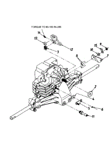 Transmission parts for Yard-Man Lawn Tractor 134N604F401 / 1994 from AppliancePartsPros.com