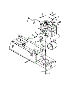 Engine, External & Heat Shield parts for Yard-Man Lawn Tractor 135D614G401 / 1995 from AppliancePartsPros.com