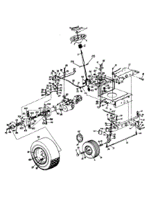 Wheel Assembly / Axle, Rear parts for Yard-Man Lawn Tractor 1361614G401 / 1996 from AppliancePartsPros.com