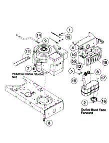 Muffler Assembly parts for Yard-Man Lawn Tractor 1361614G701 / 1996 from AppliancePartsPros.com