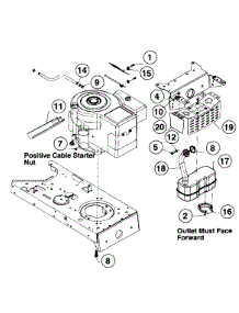 Muffler Assembly parts for Yard-Man Lawn Tractor 1363694H701 / 1996 from AppliancePartsPros.com