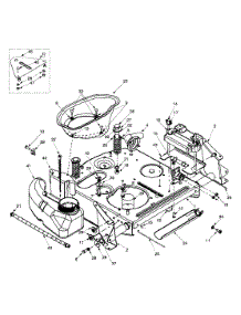 Frame Assembly parts for Yard-Man Lawn Tractor 13A-325-402 / 1999 from AppliancePartsPros.com