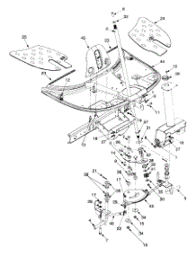 Steering Assembly parts for Yard-Man Lawn Tractor 13A-325-402 / 1999 from AppliancePartsPros.com