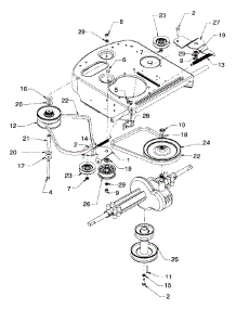 Variable Drive parts for Yard-Man Lawn Tractor 13A-325-402 / 1999 from AppliancePartsPros.com