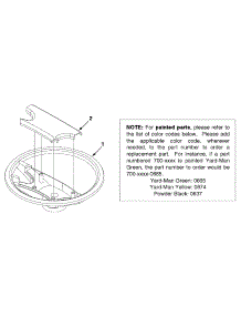 Steering Wheel Assembly parts for Yard-Man Lawn Tractor 13A-325-402 / 2001 from AppliancePartsPros.com