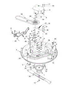 Deck Assembly parts for Yard-Man Lawn Tractor 13A-328-402 / 2000 from AppliancePartsPros.com