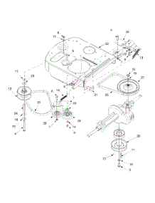 Drive Assembly parts for Yard-Man Lawn Tractor 13A-328-402 / 2000 from AppliancePartsPros.com