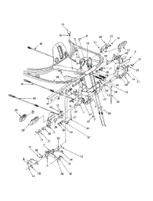 Foot Controls & Cables parts for Yard-Man Lawn Tractor 13A-328-402 / 2000 from AppliancePartsPros.com