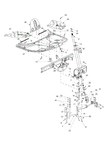 Steering Assembly & Front Axle parts for Yard-Man Lawn Tractor 13A-328-402 / 2000 from AppliancePartsPros.com