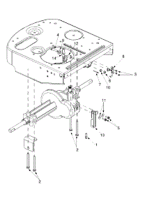 Transaxle Brackets parts for Yard-Man Lawn Tractor 13A-328-402 / 2000 from AppliancePartsPros.com