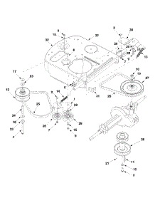 Drive Assembly parts for Yard-Man Lawn Tractor 13A-328-402 / 2002 from AppliancePartsPros.com