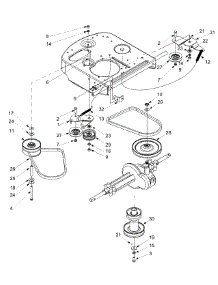 Drive Assembly parts for Yard-Man Lawn Tractor 13A-344-701 / 2004 from AppliancePartsPros.com