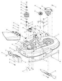 Deck Assembly parts for Yard-Man Lawn Tractor 13AA604F401 / 2002 from AppliancePartsPros.com