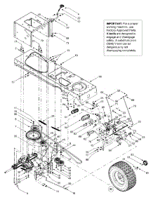 Drive, Controls, Wheels Rear parts for Yard-Man Lawn Tractor 13AA604F401 / 2002 from AppliancePartsPros.com