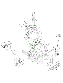 Dash & Fuel Tank parts for Yard-Man Lawn Tractor 13AC76LF055 / 2012 from AppliancePartsPros.com