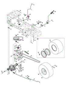 Transmission Drive Assembly parts for Yard-Man Lawn Tractor 13AC76LF055 / 2012 from AppliancePartsPros.com