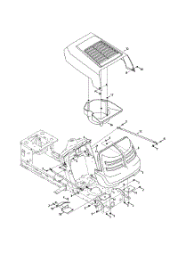 Hood & Grille parts for Yard-Man Lawn Tractor 13AC76LF055 / 2013 from AppliancePartsPros.com