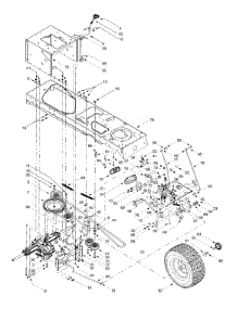 Drive, Controls, Rear Wheels parts for Yard-Man Lawn Tractor 13AD604G401 / 2000 from AppliancePartsPros.com