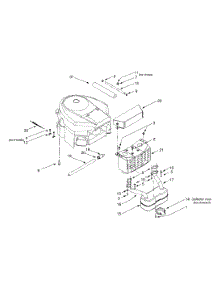 Muffler / Engine Accessories Intek Twin parts for Yard-Man Lawn Tractor 13AD604G401 / 2000 from AppliancePartsPros.com