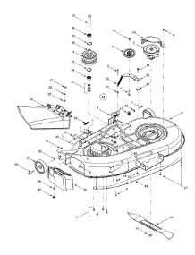 Deck Assembly "G" parts for Yard-Man Lawn Tractor 13AD624G401 / 2001 from AppliancePartsPros.com
