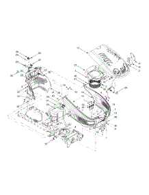 Hood & Fuel Tank parts for Yard-Man Lawn Tractor 13AK604G401 / 2000 from AppliancePartsPros.com