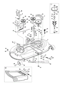 Mower Deck 42-Inch parts for Yard-Man Lawn Tractor 13AM772S055 / 2010 from AppliancePartsPros.com