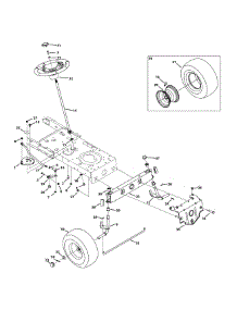 Front End Steering parts for Yard-Man Lawn Tractor 13AN785S001 / 2013 from AppliancePartsPros.com