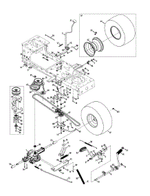 Transmission Drive Assembly parts for Yard-Man Lawn Tractor 13AN785S001 / 2013 from AppliancePartsPros.com